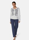Lounge-Jacke mit eleganter Stickerei thumbnail 2