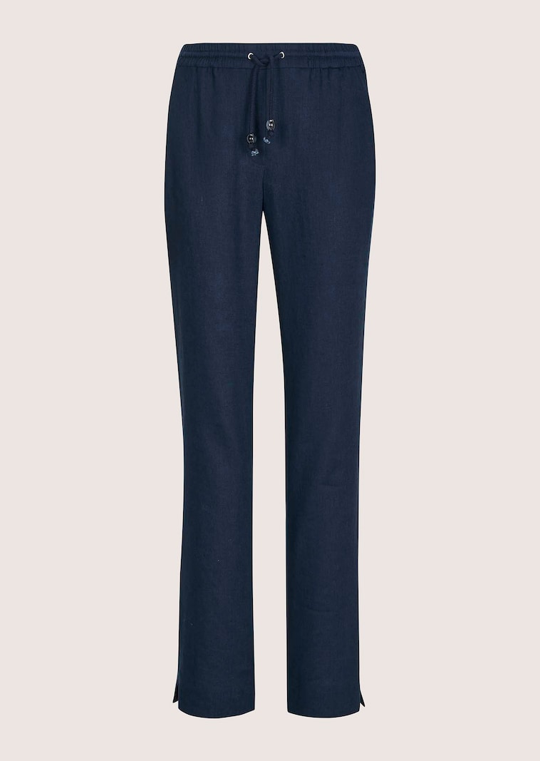 Leinenhose mit Tunnelzug