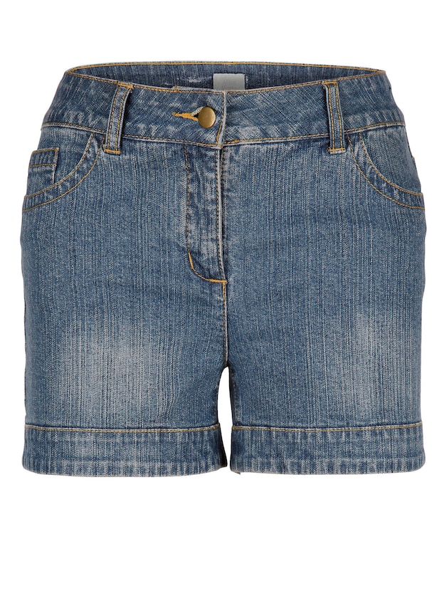 Jeans-Shorts im Used-Look 1