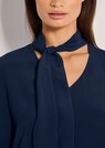 Half-sleeved blouse with a tie thumbnail 5