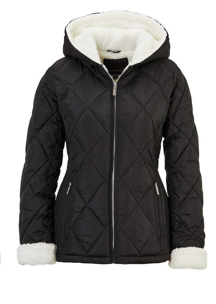 Veste matelassée avec doublure en peluche