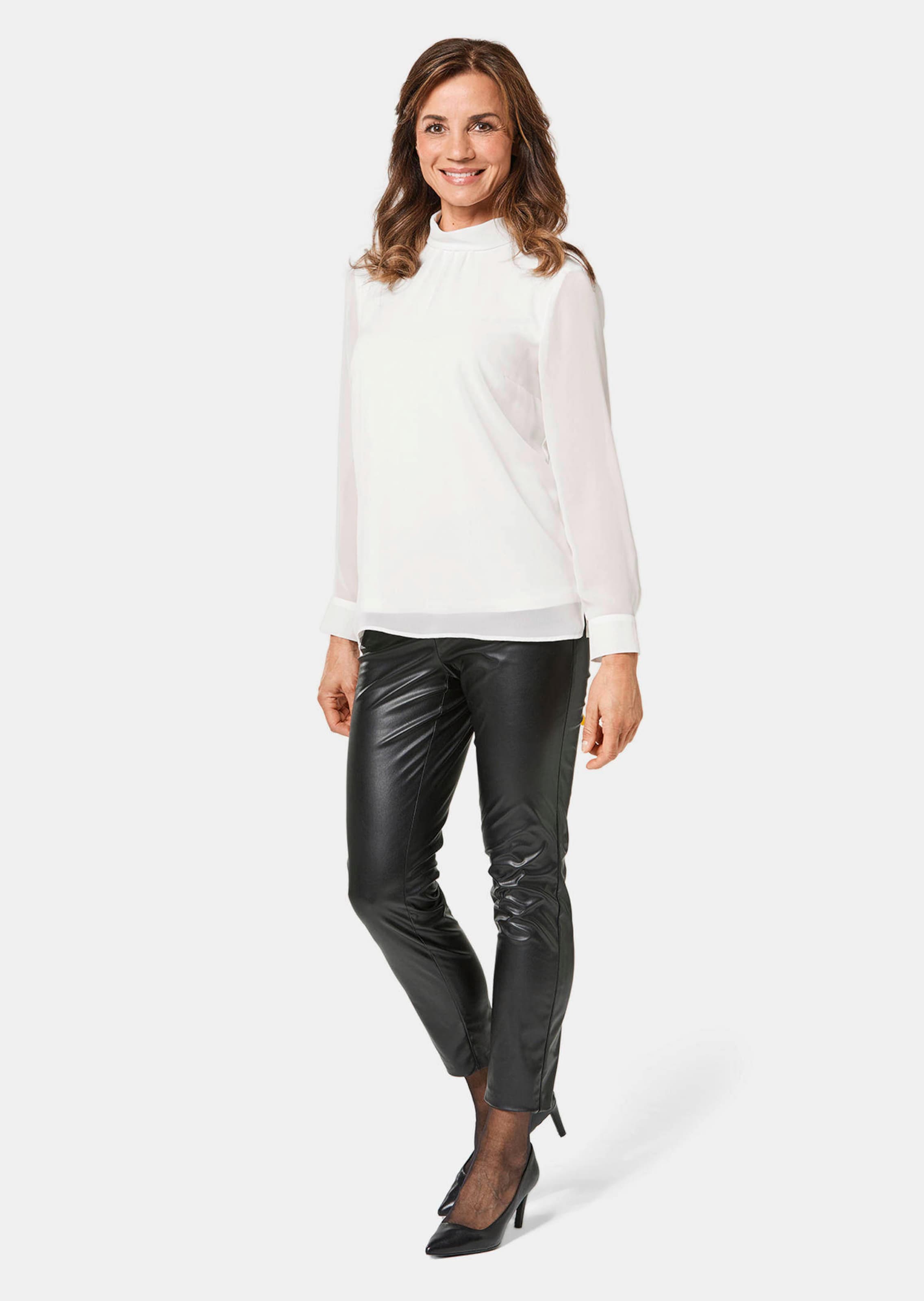 Witte blouse zonder cheap kraag