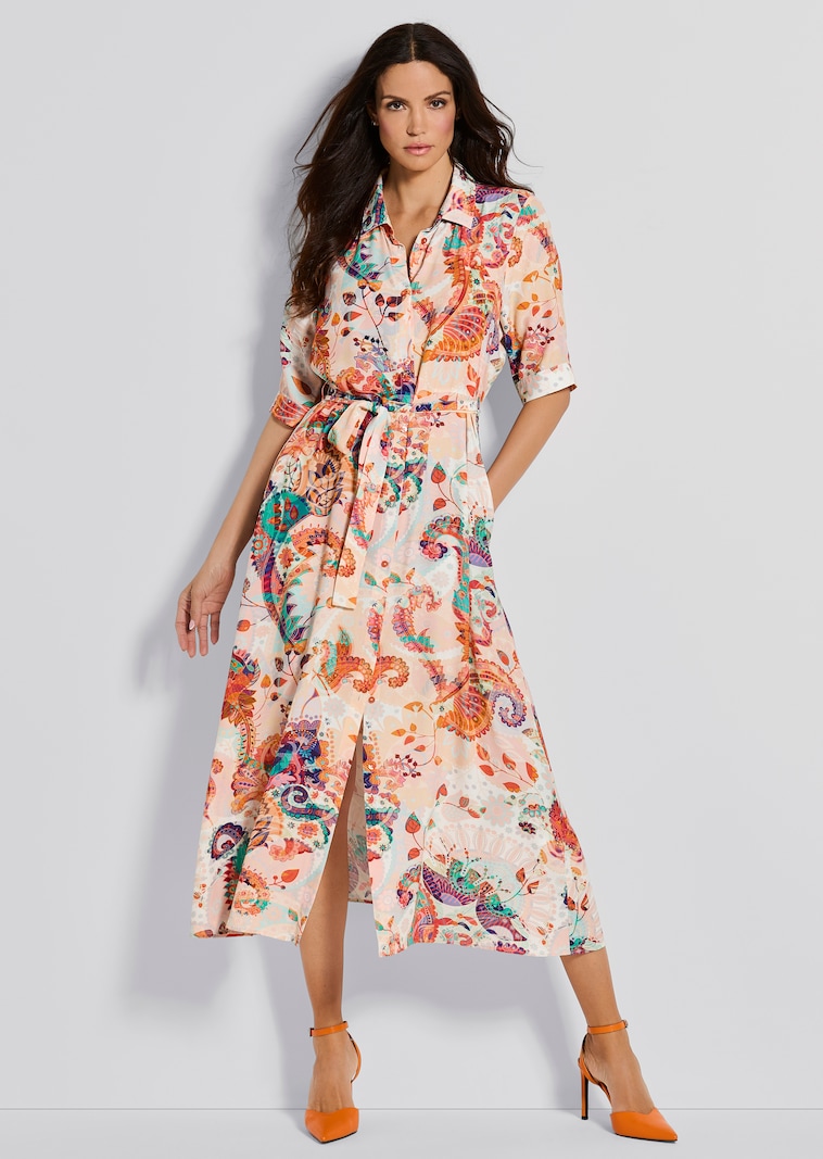 Langes Hemdblusenkleid