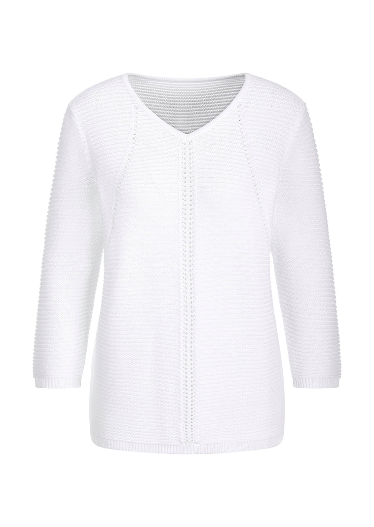 Pullover mit Strick-Details