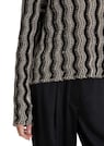 Pull en tricot à motif ondulé thumbnail 5