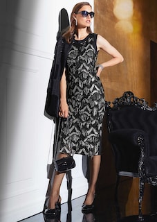 Sequin embroidered dress thumbnail 2