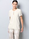 Bluse mit Knotendetail thumbnail 1