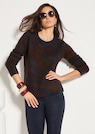 Pullover mit modischem Zebra-Muster thumbnail 1