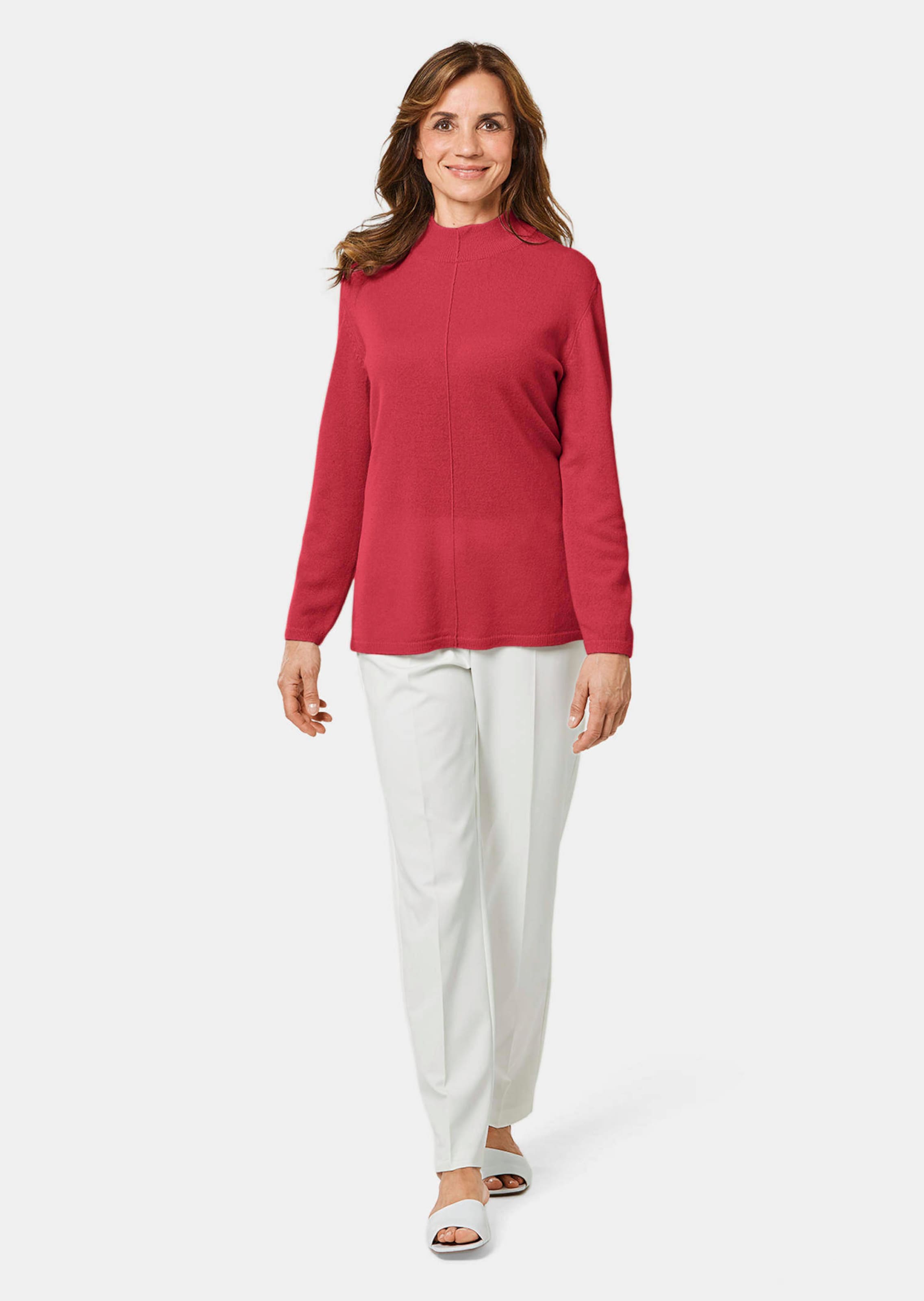 Pull en cachemire - corail - Gr. 20 de Goldner Fashion