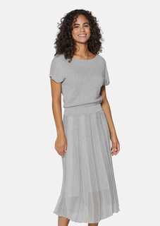 Strickkleid mit partiellem Unterkleid thumbnail 1