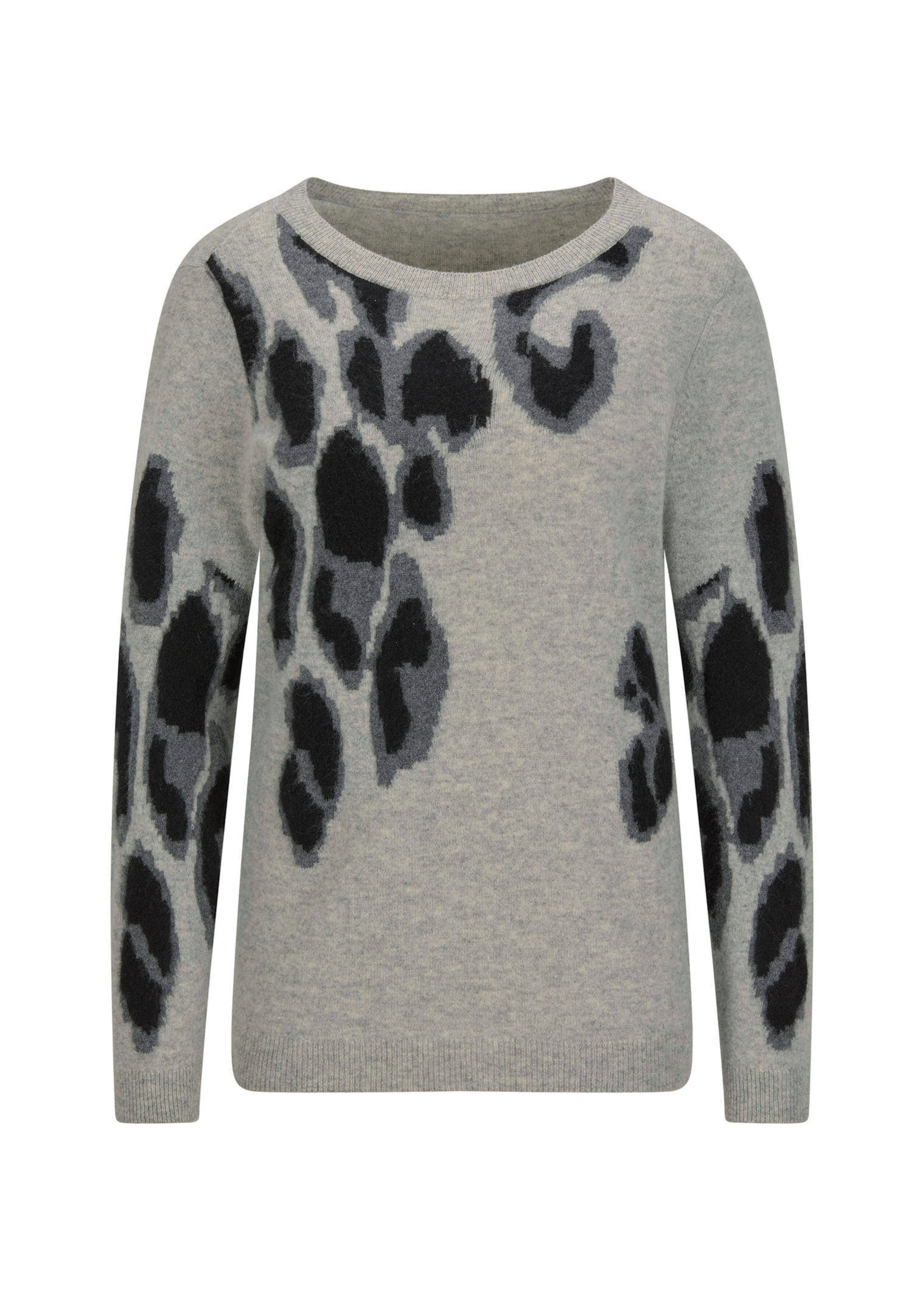 Pull en cachemire, aspect léopard
