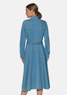Denim dress with buttons thumbnail 3