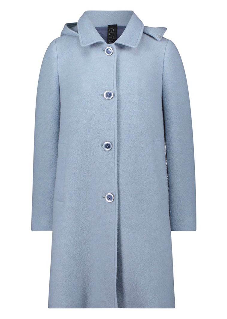 Manteau noble avec capuche amovible