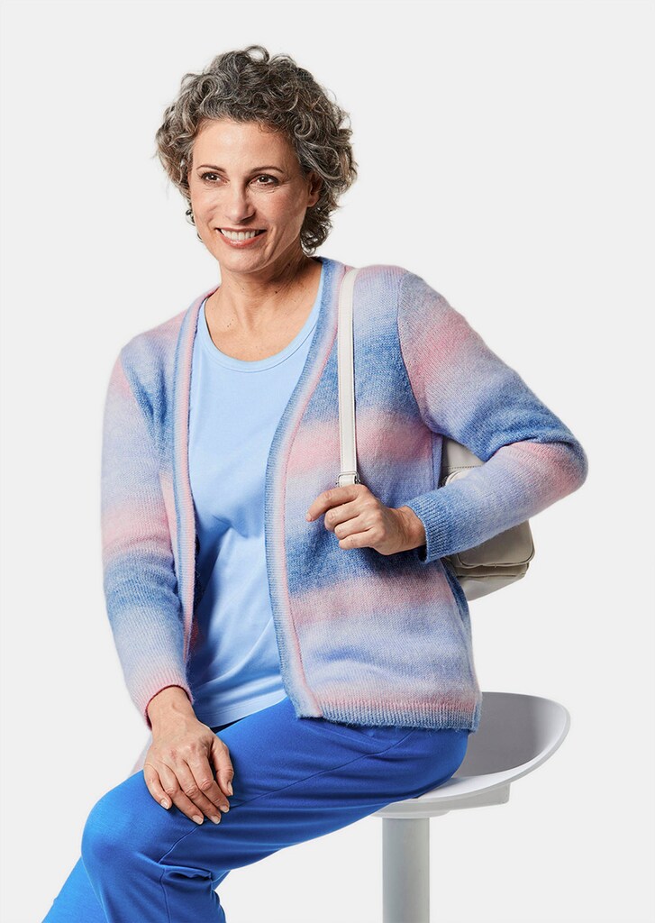 Verschlussloser, leichter Strickcardigan