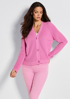 Strickjacke mit Perlfang-Muster thumbnail 7