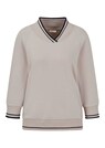 Sweatshirt met sportieve geribde boorden thumbnail 4