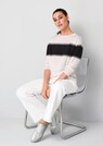 Pullover mit Streifendetail thumbnail 4