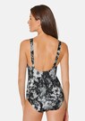 Badeanzug mit V-Ausschnitt und Blütenprint thumbnail 3