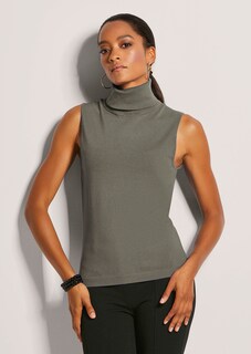 Sleeveless turtleneck jumper thumbnail 1