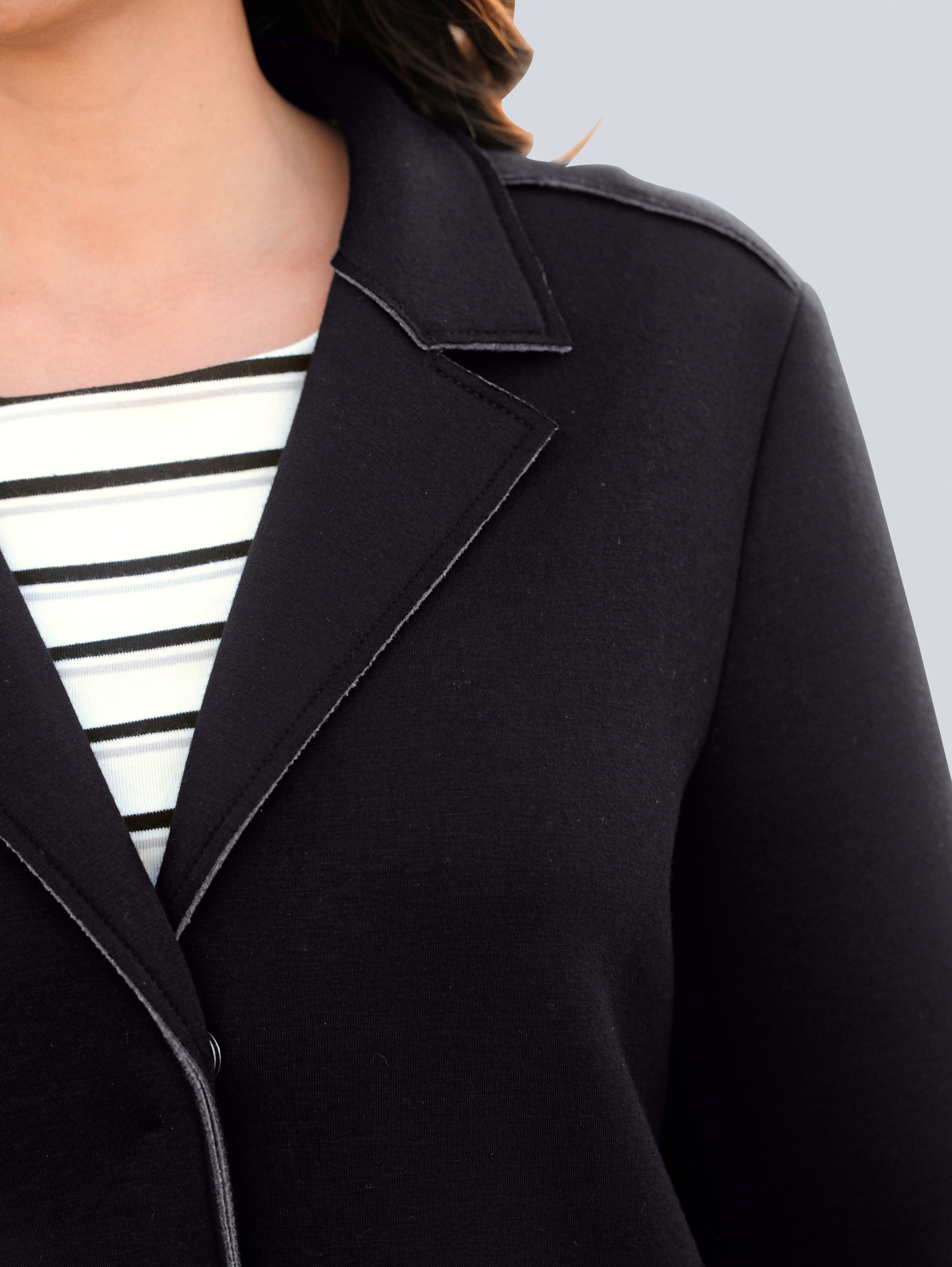 Jacke mit Reverskragen