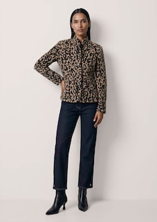 Jacquard-Blazer mit Leoparden-Muster thumbnail 2