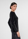Langarmshirt in Samt-Optik thumbnail 4