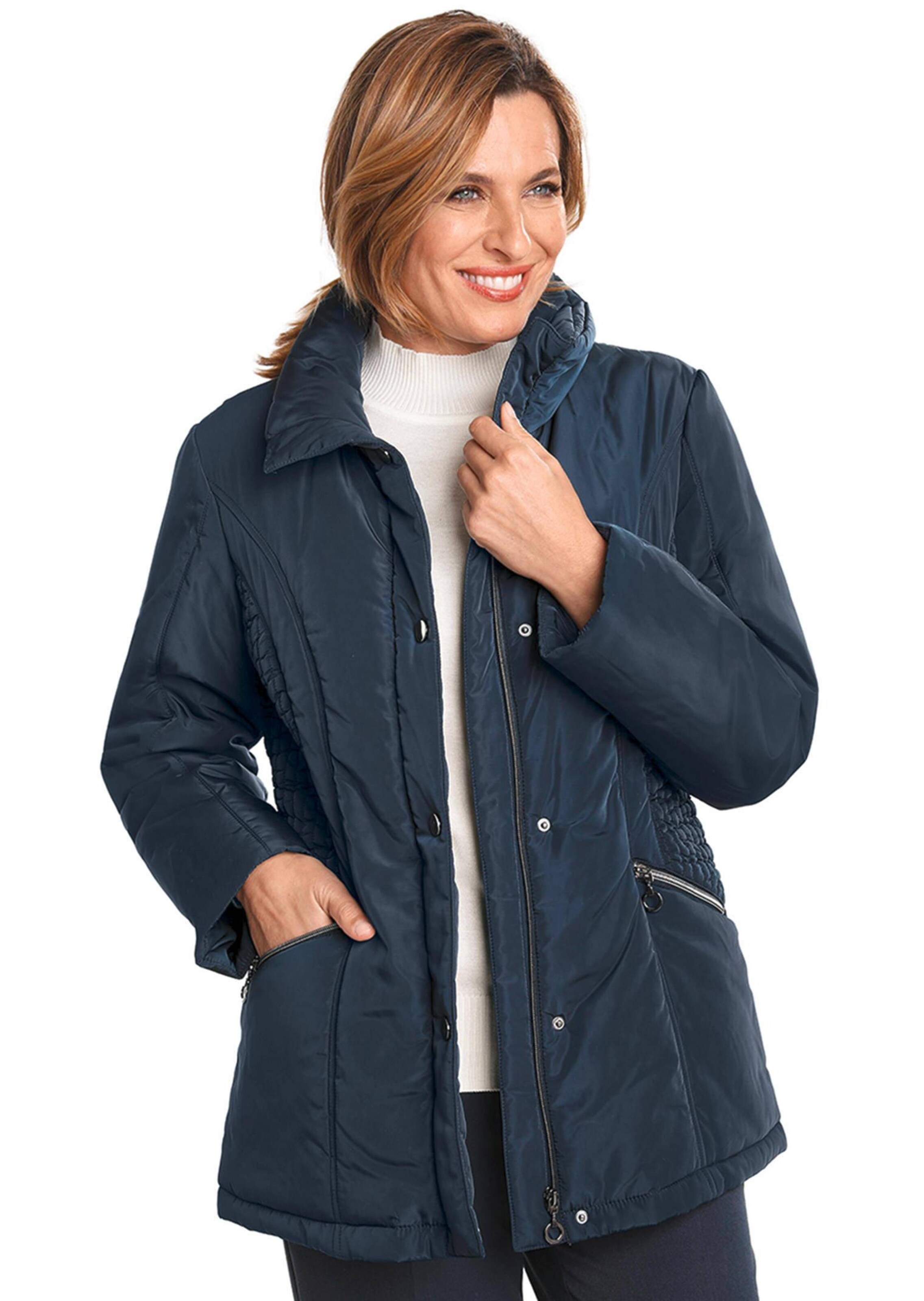 Warme Jacke mit sanften Schimmer