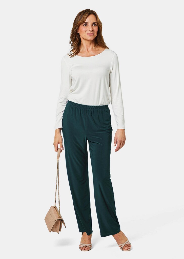 Bequeme Slinky-Hose mit Schlupfbund
