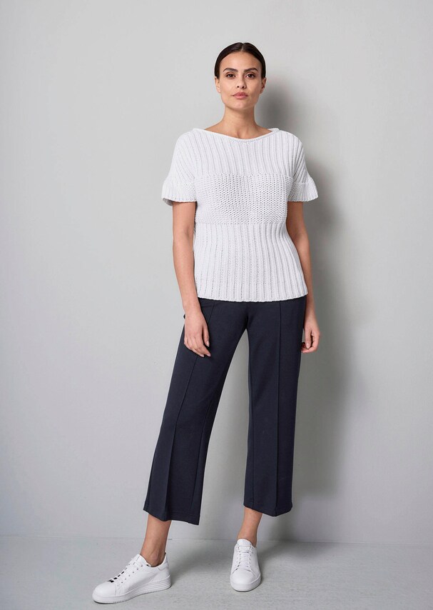 Pullover mit Strukturmix 1