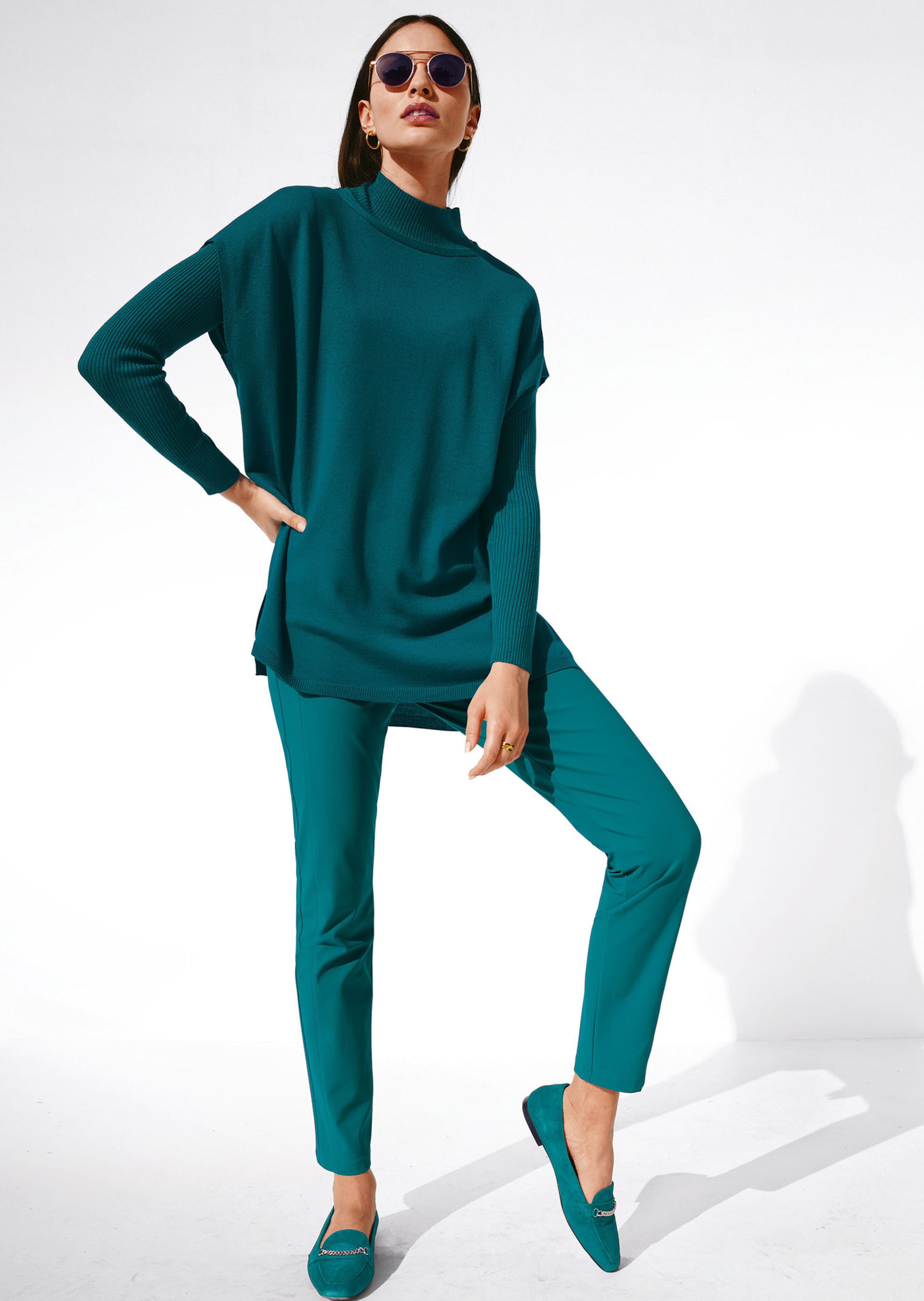 Rippstrick-Pullover aus edler Schurwolle.