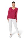 Oversize-Pullover mit abstraktem Leoprint thumbnail 2