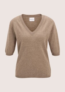 Kaschmirpullover mit kurzen Ärmeln thumbnail 6