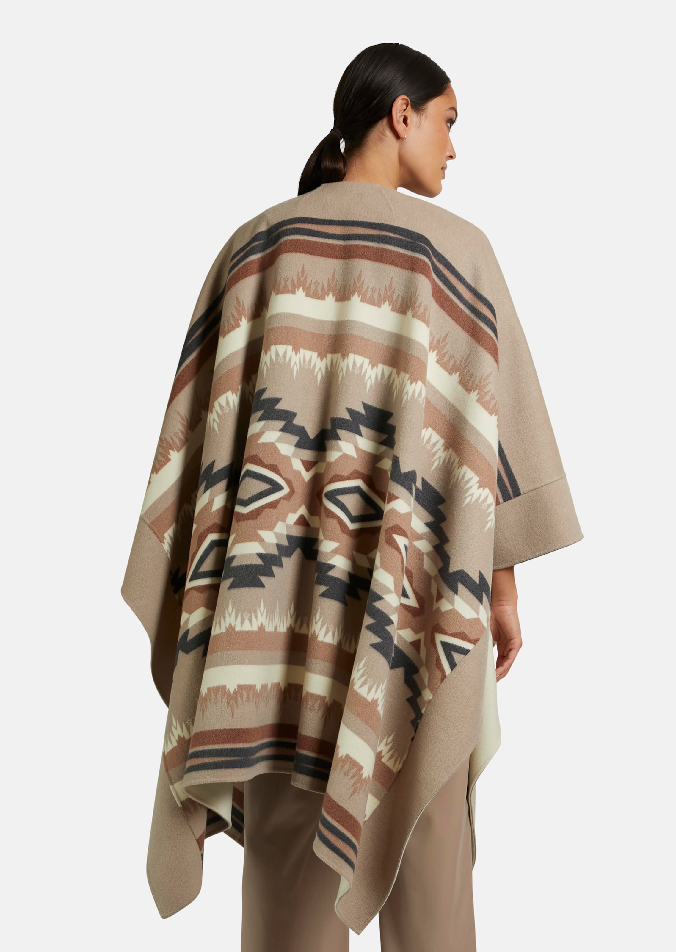 【YENN】DOUBLE FACE CAPE JACKET Shop Mackage - Kirstyn Double-Face Wool Cape Coat | Saks