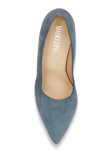 Veloursleder-Pumps mit hohem Absatz thumbnail 3