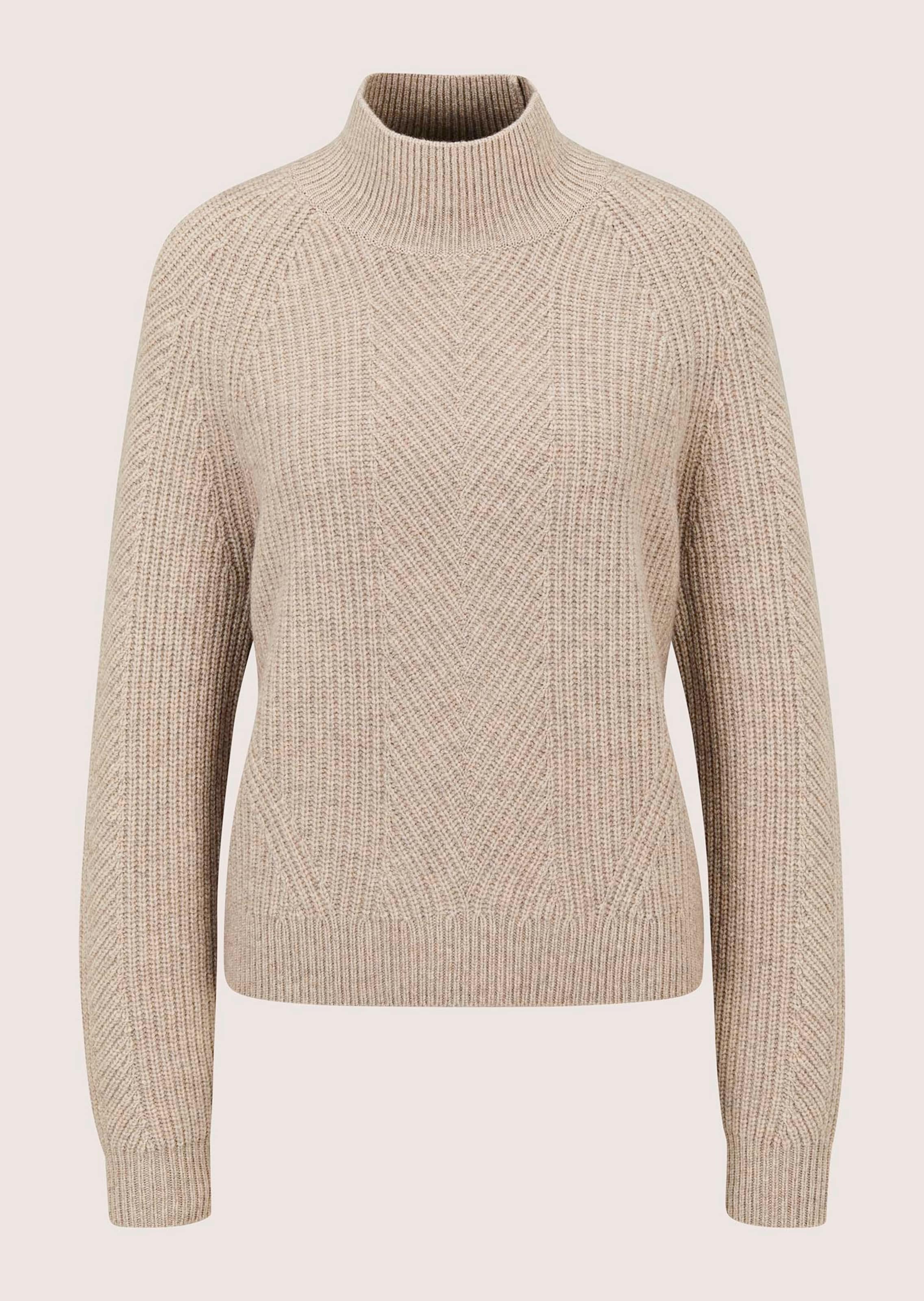 Pull doux à col montant