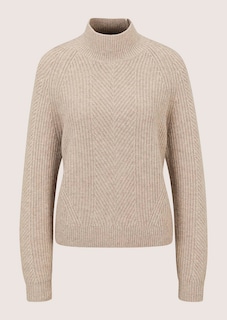 Weicher Pullover mit Stehkragen thumbnail 6