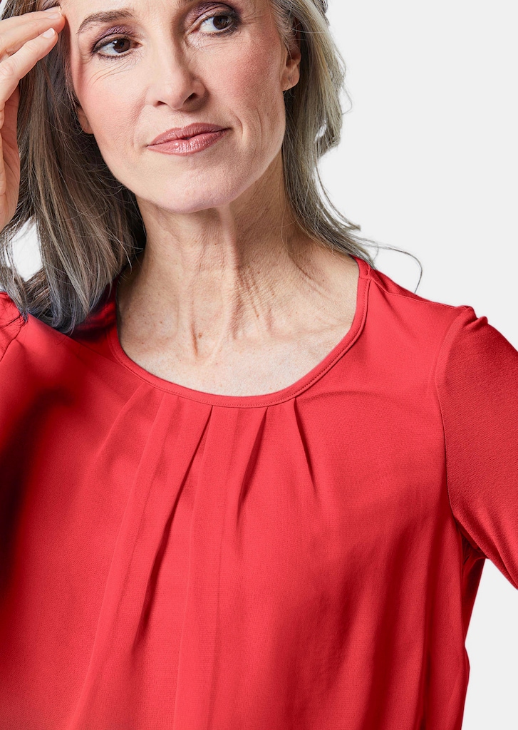 Gepflegtes Shirt in eleganter Blusen-Optik