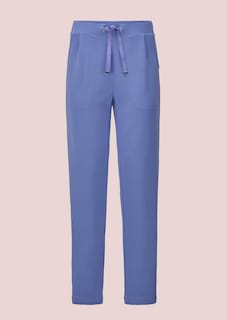 Gerade Freizeithose mit Bindeband thumbnail 4