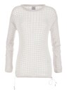 Langarm-Pullover in sommerlichem Ajour-Strick thumbnail 1