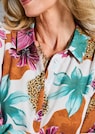 Hemdblusenkleid mit Leo Print und Blumen thumbnail 5
