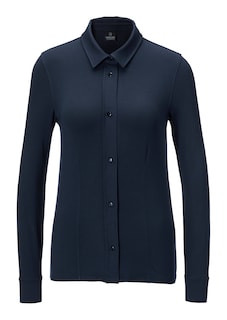 Blouse shirt in stretch fabric thumbnail 1