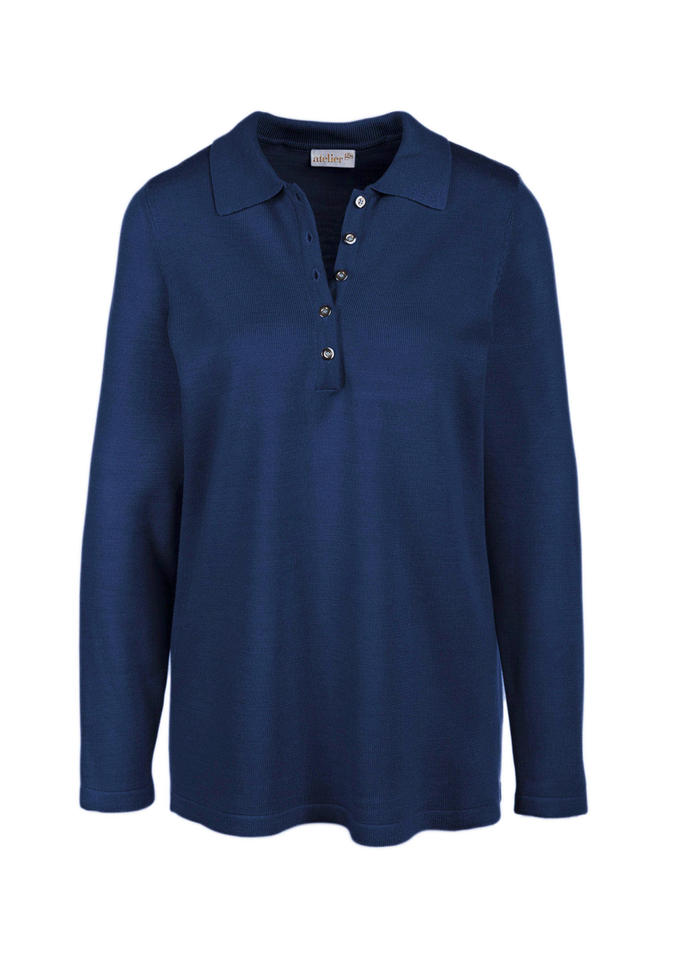 Unkomplizierter Pullover mit Polokragen