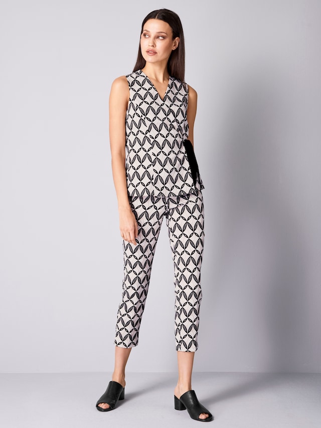 Bluse in Wickeloptik 1