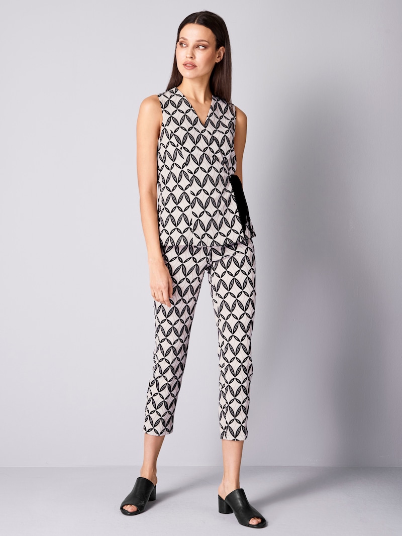 Bluse in Wickeloptik