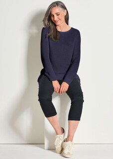 Figurschmeichelnder Pullover aus reiner Baumwolle thumbnail 7