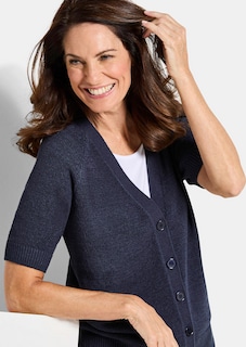 Cardigan en maille ruban agréable à porter thumbnail 4