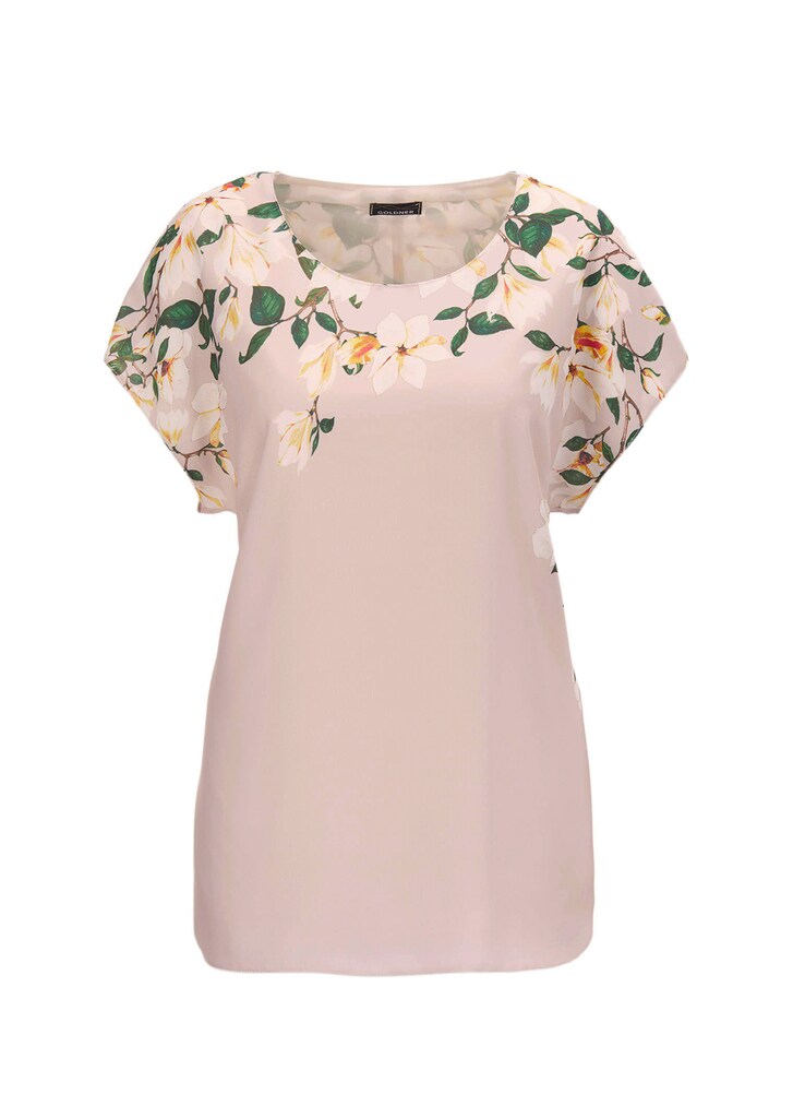 Luchtige blouse van chiffon met een bloemenprint 5