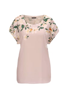 Luftige Chiffonbluse mit floralem Druck thumbnail 6