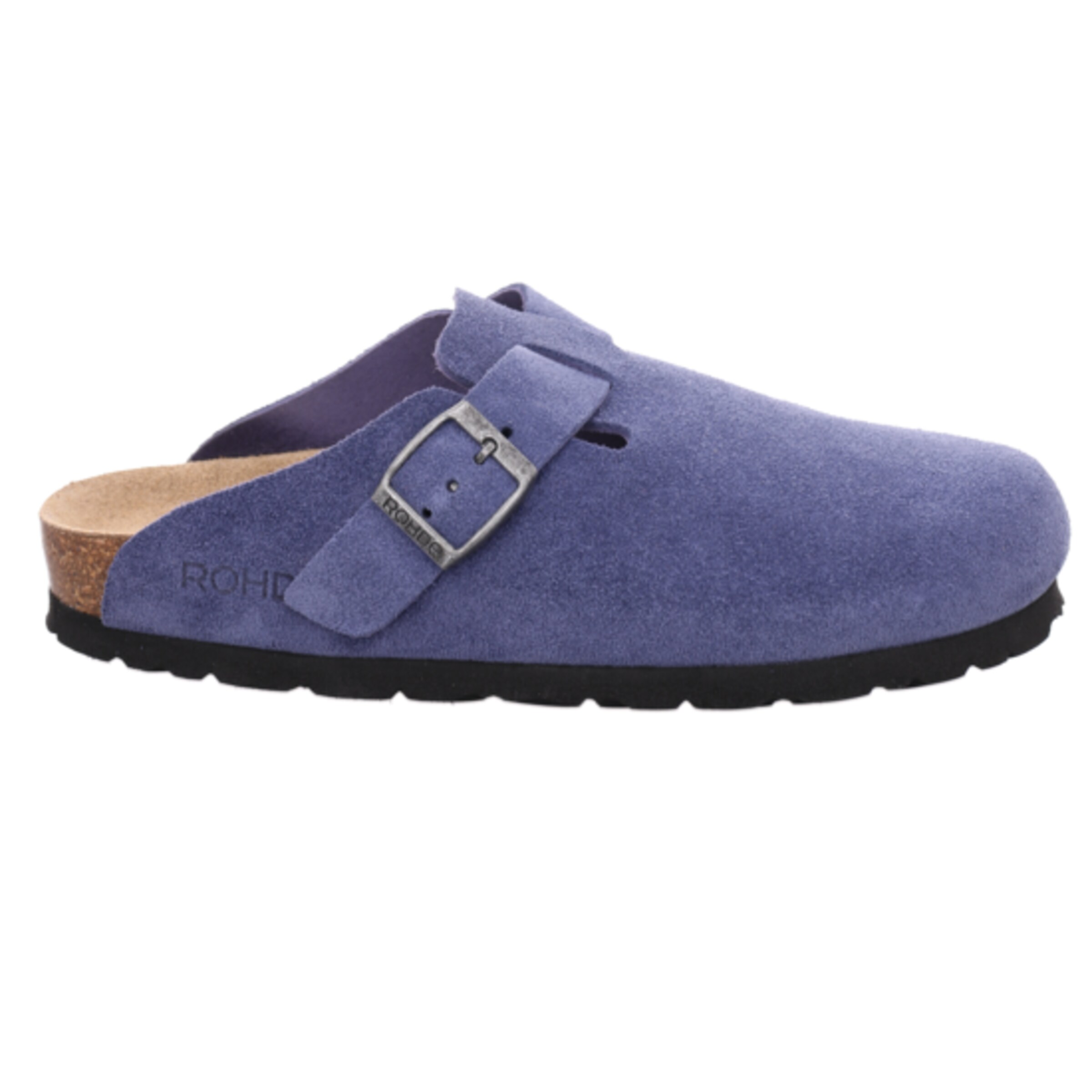 Clog aus Veloursleder