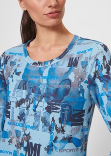 Shirt ¾-Arm mit glänzendem Logo-Schriftzug thumbnail 5